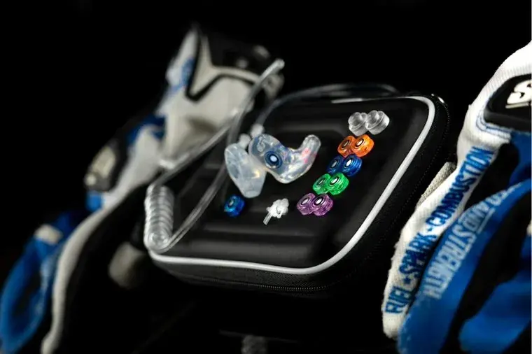 Filtered motorcycle hearing protection