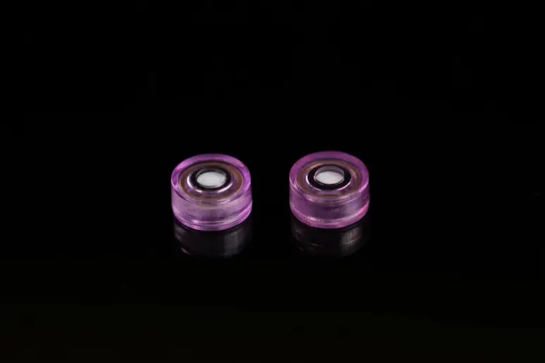 The One &mdash; custom filtered earplug shown with a single interchangeable filter