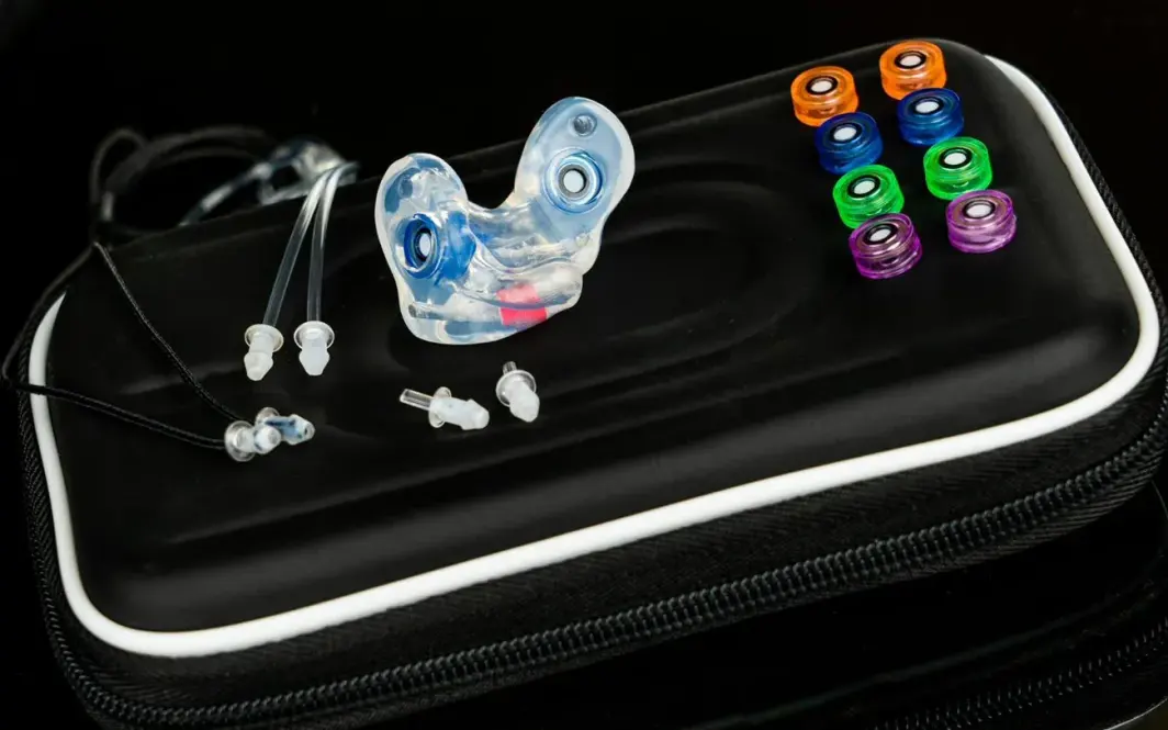The One custom filtered earplug