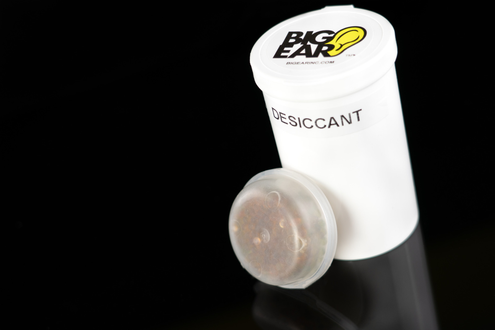 Desiccant with case underside
