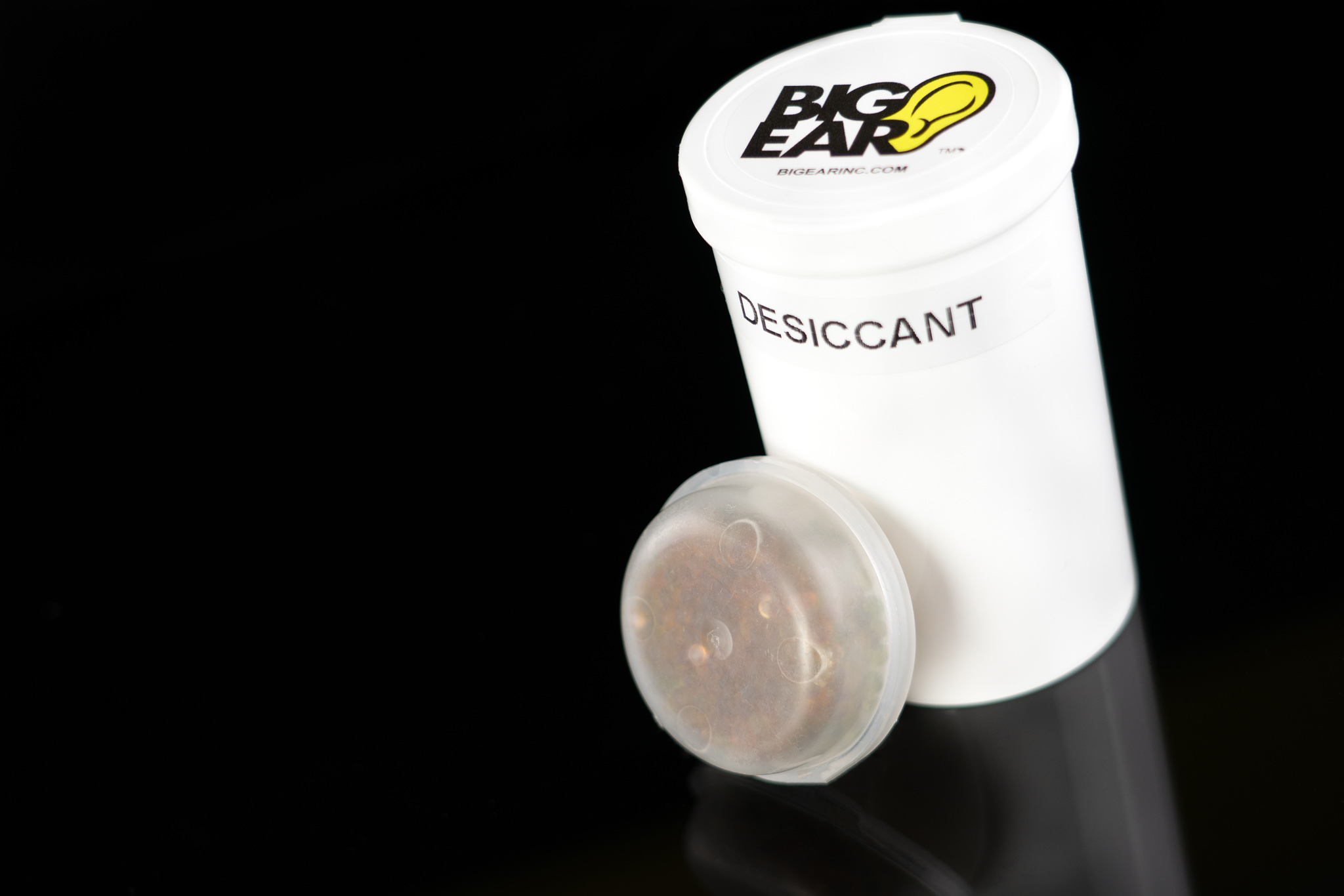 Desiccant with case underside