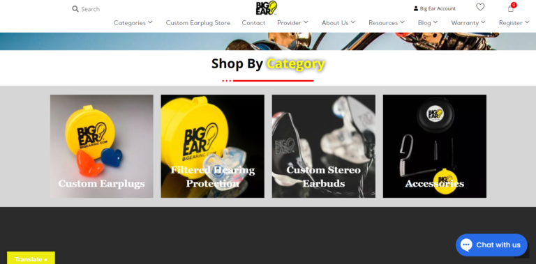 Big Ear Shop by Category